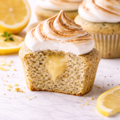 Cupcake sabor Amapola Limon